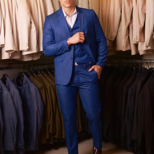 TERNO AZUL CARBONO 2 BOTOES CORTE ITALIANO